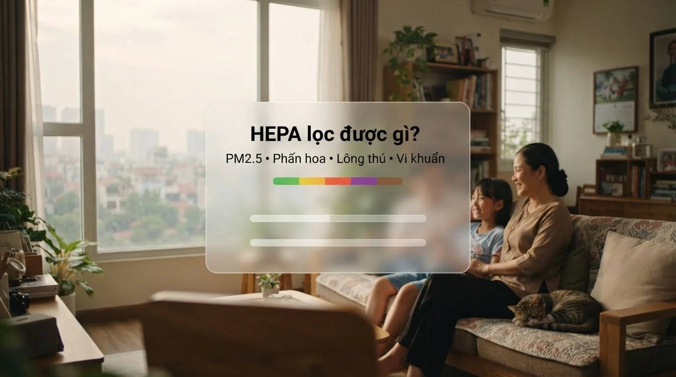 Bộ lọc HEPA lọc được những gì