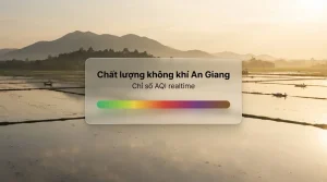 chất lượng không khí an giang