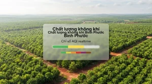 chất lượng không khí bình phước