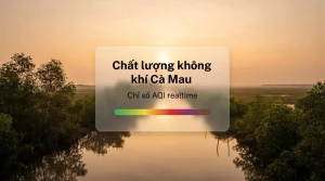 chất lượng không khí cà mau