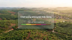 chất lượng không khí đăk nông