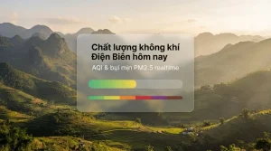 chất lượng không khí điện biên