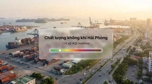 chất lượng không khí hải phòng