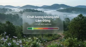 chất lượng không khí lâm đồng