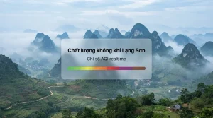 chất lượng không khí lạng sơn