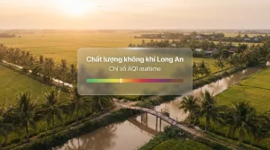 chất lượng không khí long an