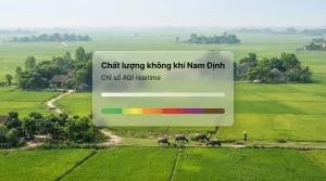 chất lượng không khí nam định