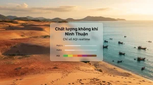 chất lượng không khí ninh thuận