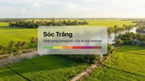 chất lượng không khí sóc trăng
