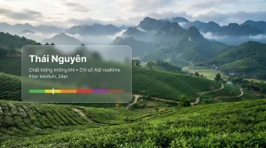 chất lượng không khí thái nguyên