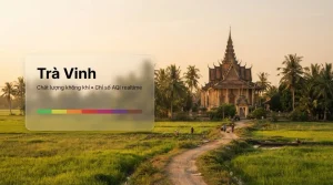 chất lượng không khí trà vinh