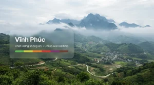 chất lượng không khí vĩnh phúc