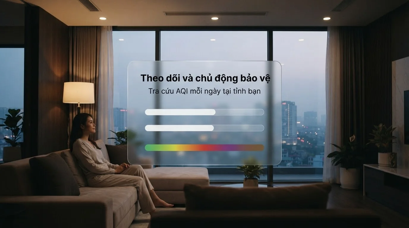 Hãy kiểm tra chỉ số chất lượng không khí hôm nay