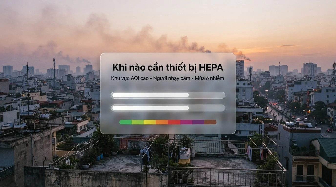 Khi nào bạn cần dùng bộ lọc HEPA