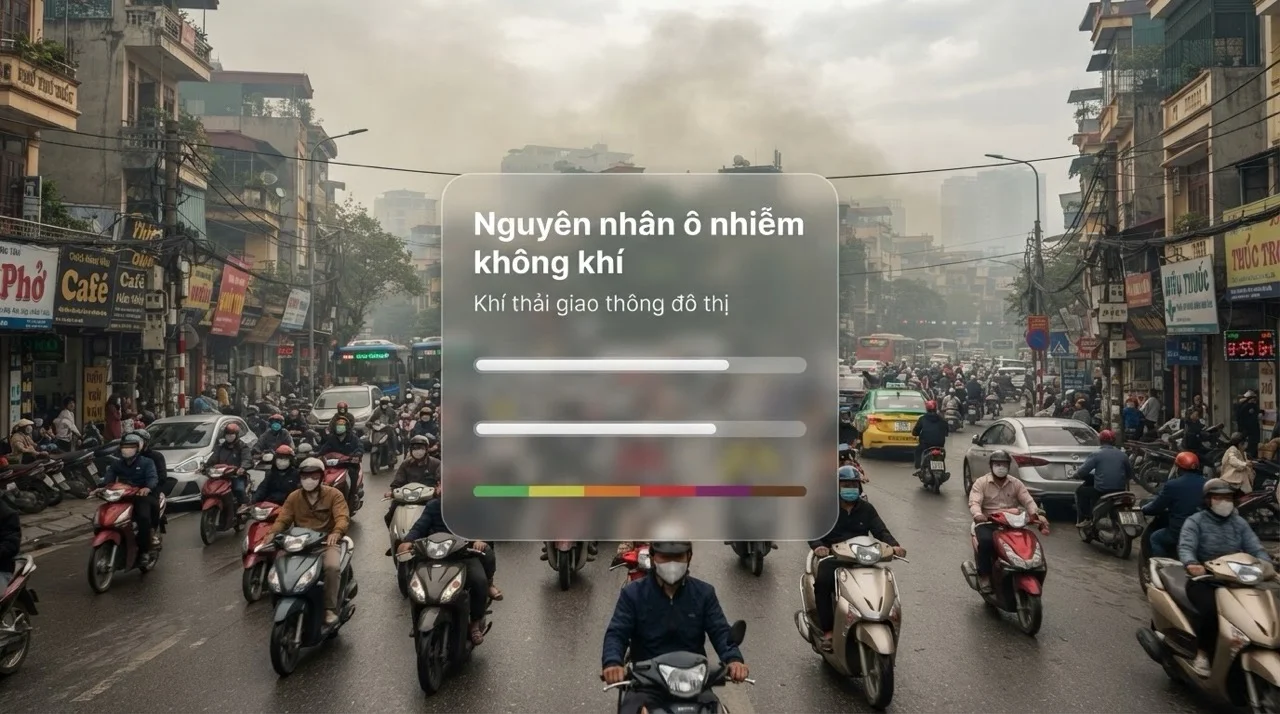 Khí thải giao thông (xe máy, ô tô)