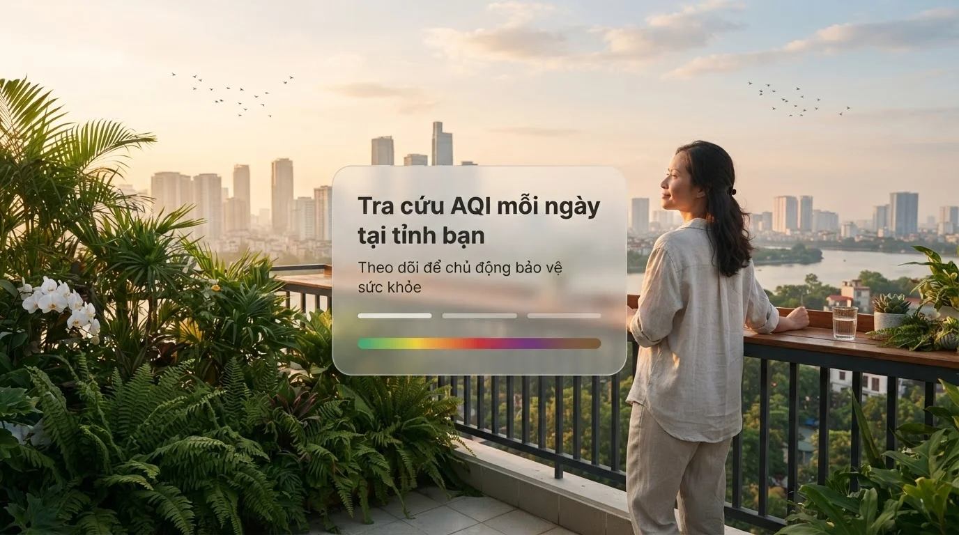 Làm sao biết chất lượng không khí nơi tôi ở