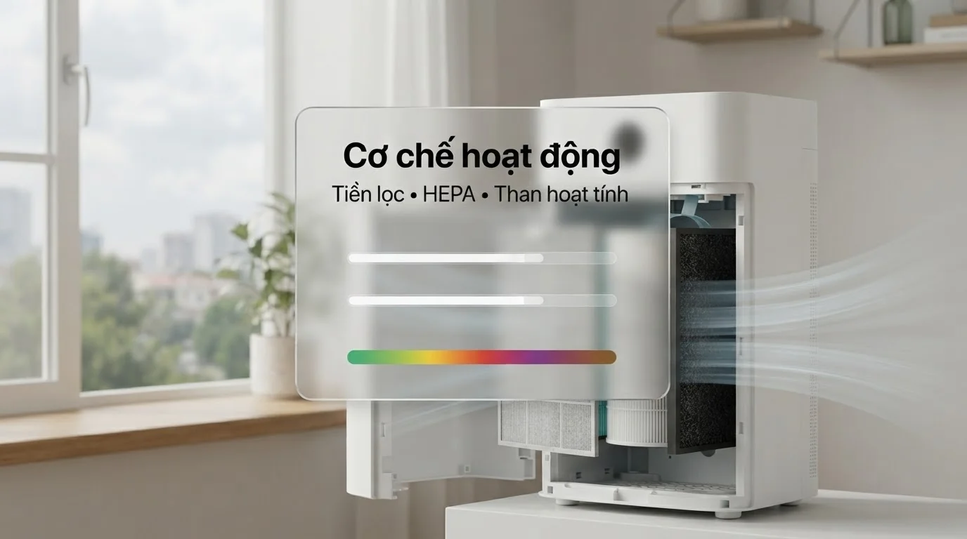 Máy lọc không khí hoạt động thế nào