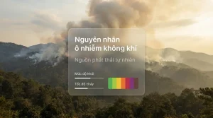 Nguyên nhân ô nhiễm không khí từ tự nhiên