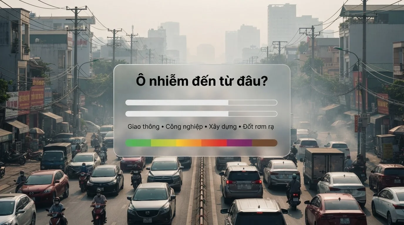 Ô nhiễm không khí đến từ đâu