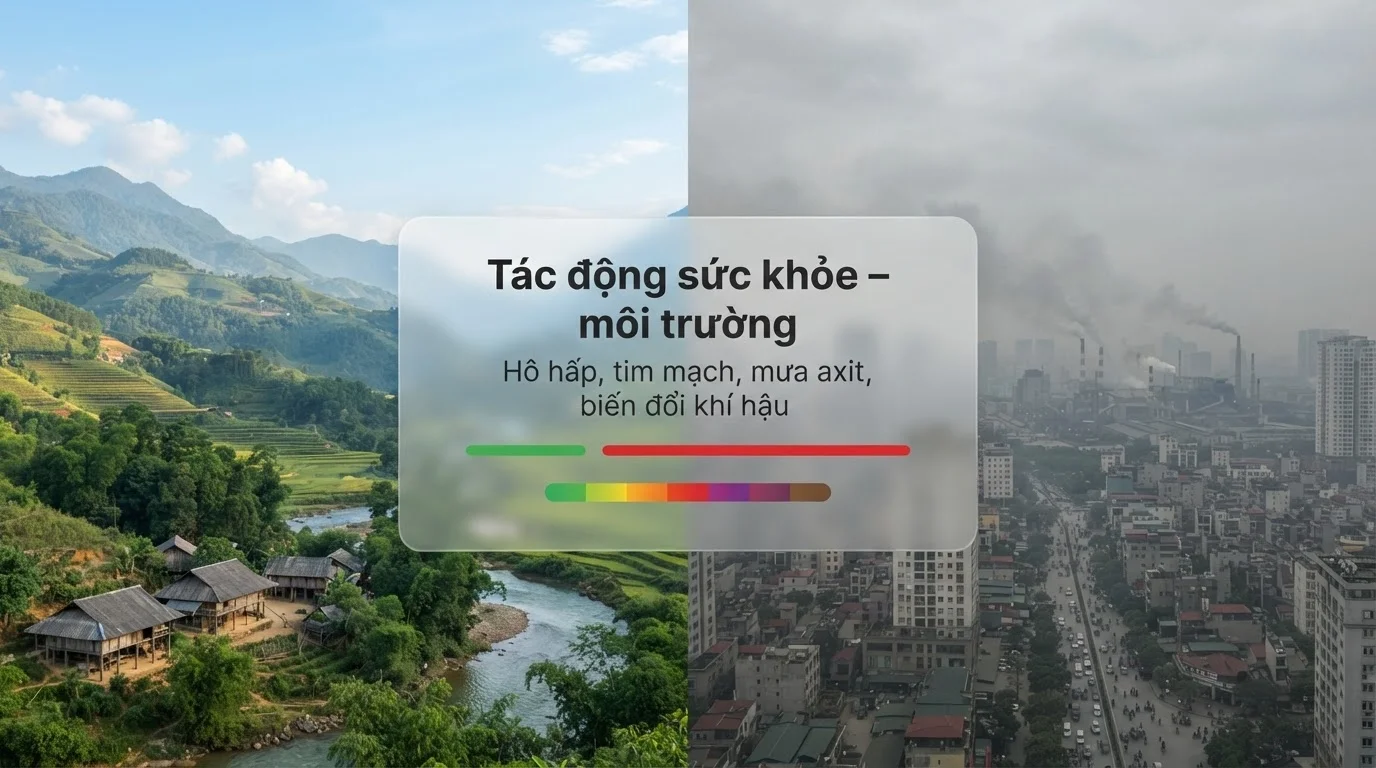 Tác động tới sức khỏe và môi trường