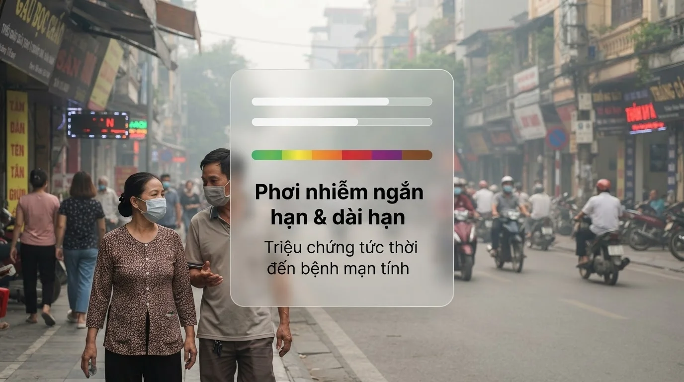 Tác hại của ô nhiễm không khí đối với sức khỏe con người