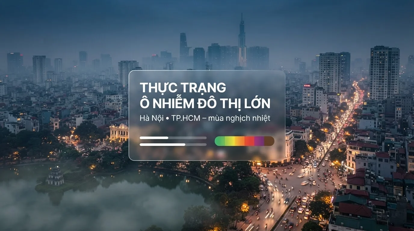 Thực trạng ô nhiễm tại đô thị lớn