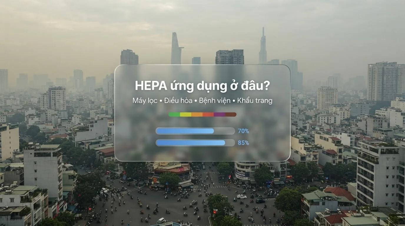Ứng dụng của màng lọc HEPA và cách nhận biết HEPA thật