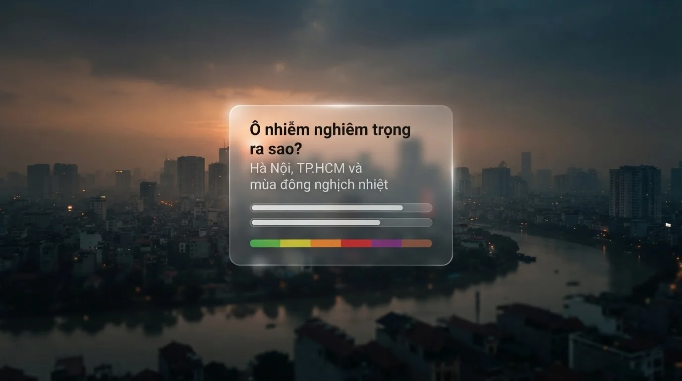 Vấn đề ô nhiễm không khí nghiêm trọng ra sao